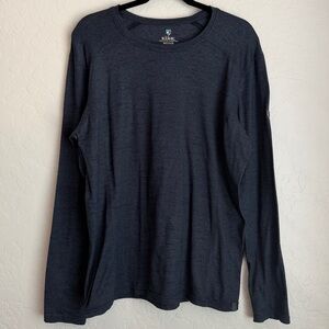 Kuhl Men's Intent Krew Shirt Long Sleeve Base Layer Navy Medium Style#7318